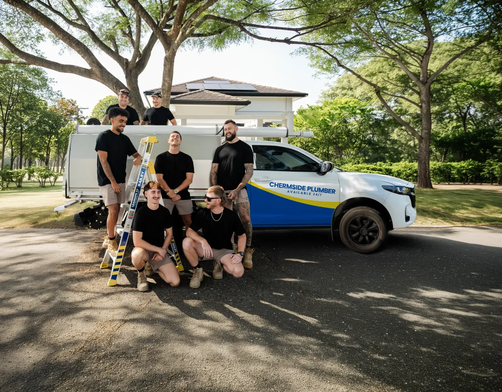 Chermside Plumber team and ute